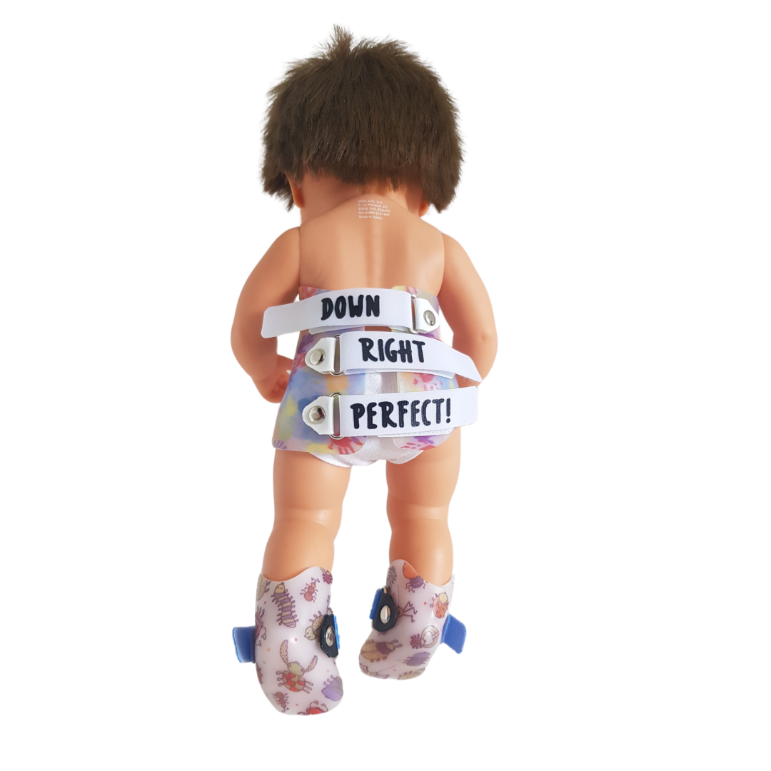 Miniland 38cm doll  AFO Leg Braces image 1