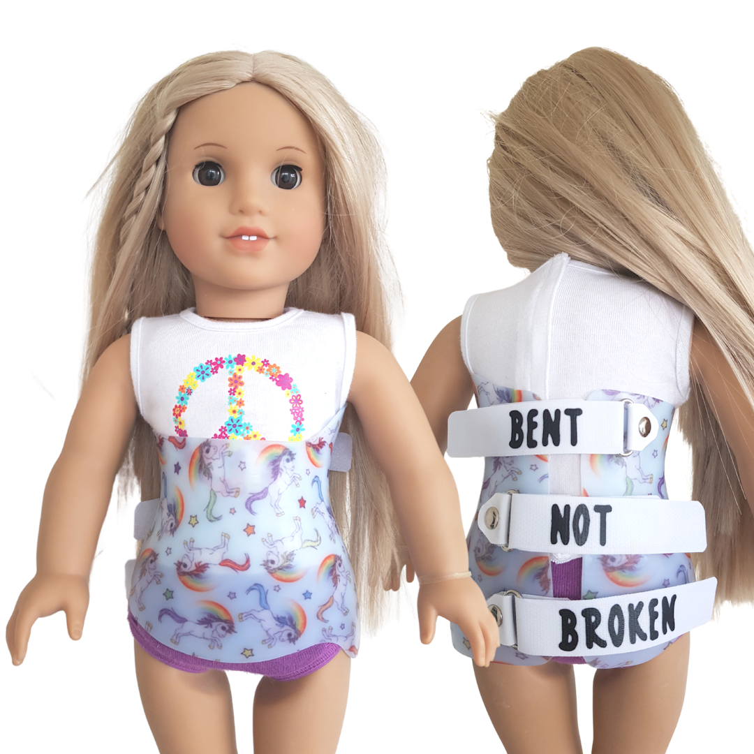 Scoliosis brace for 18” doll image 0