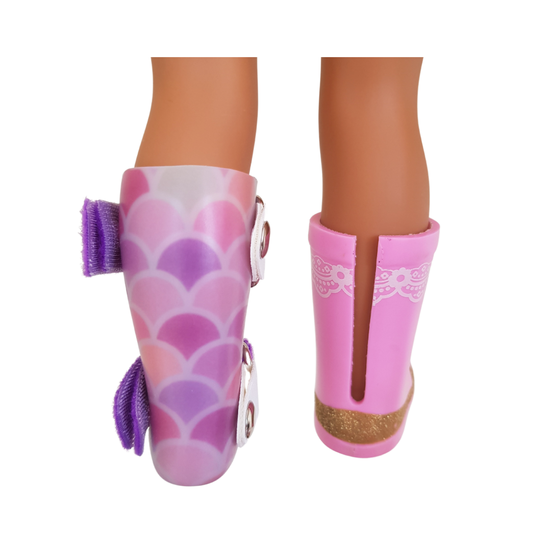 Wellie Wishers doll AFO Leg Braces image 1