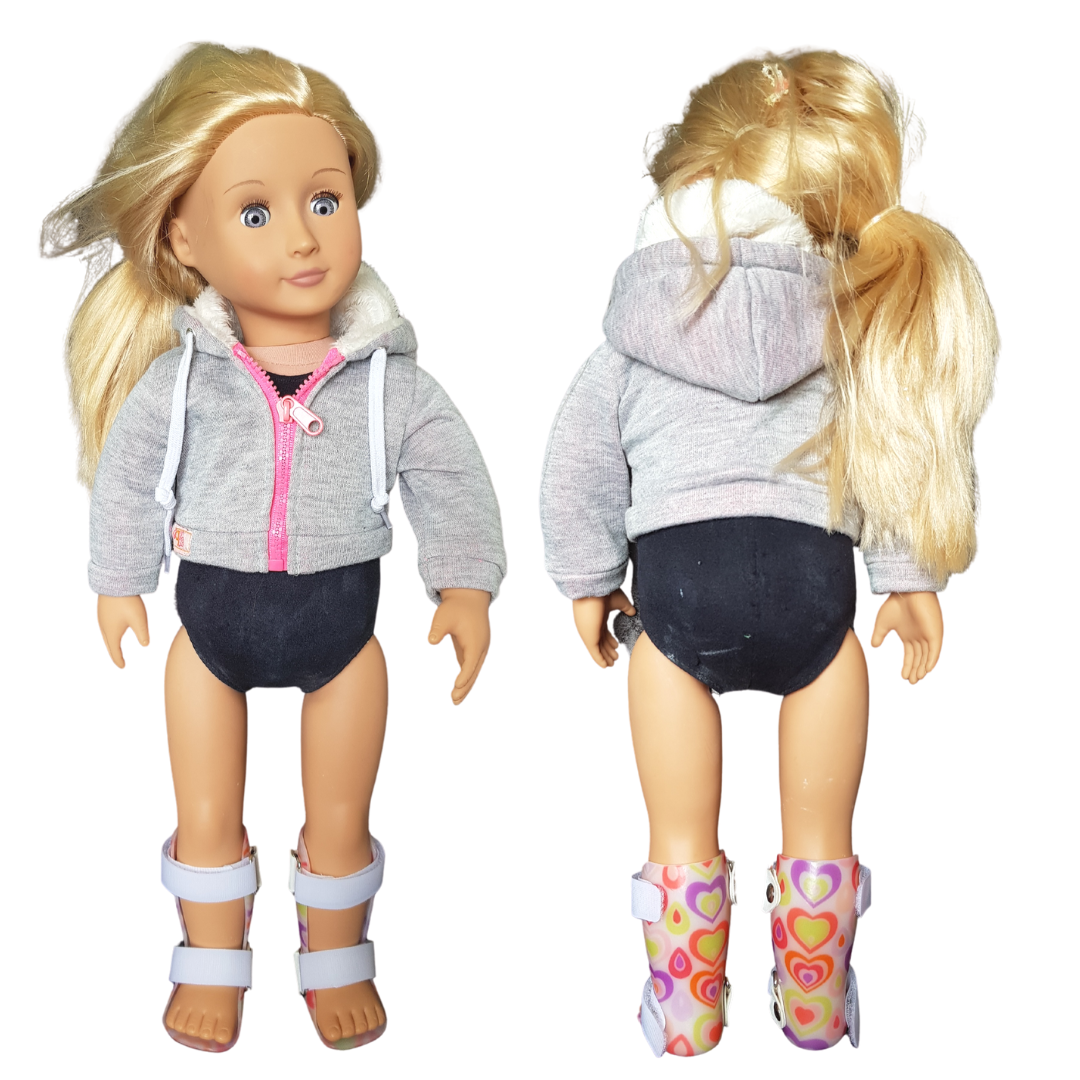 Our Generation doll AFO Leg Braces image 0