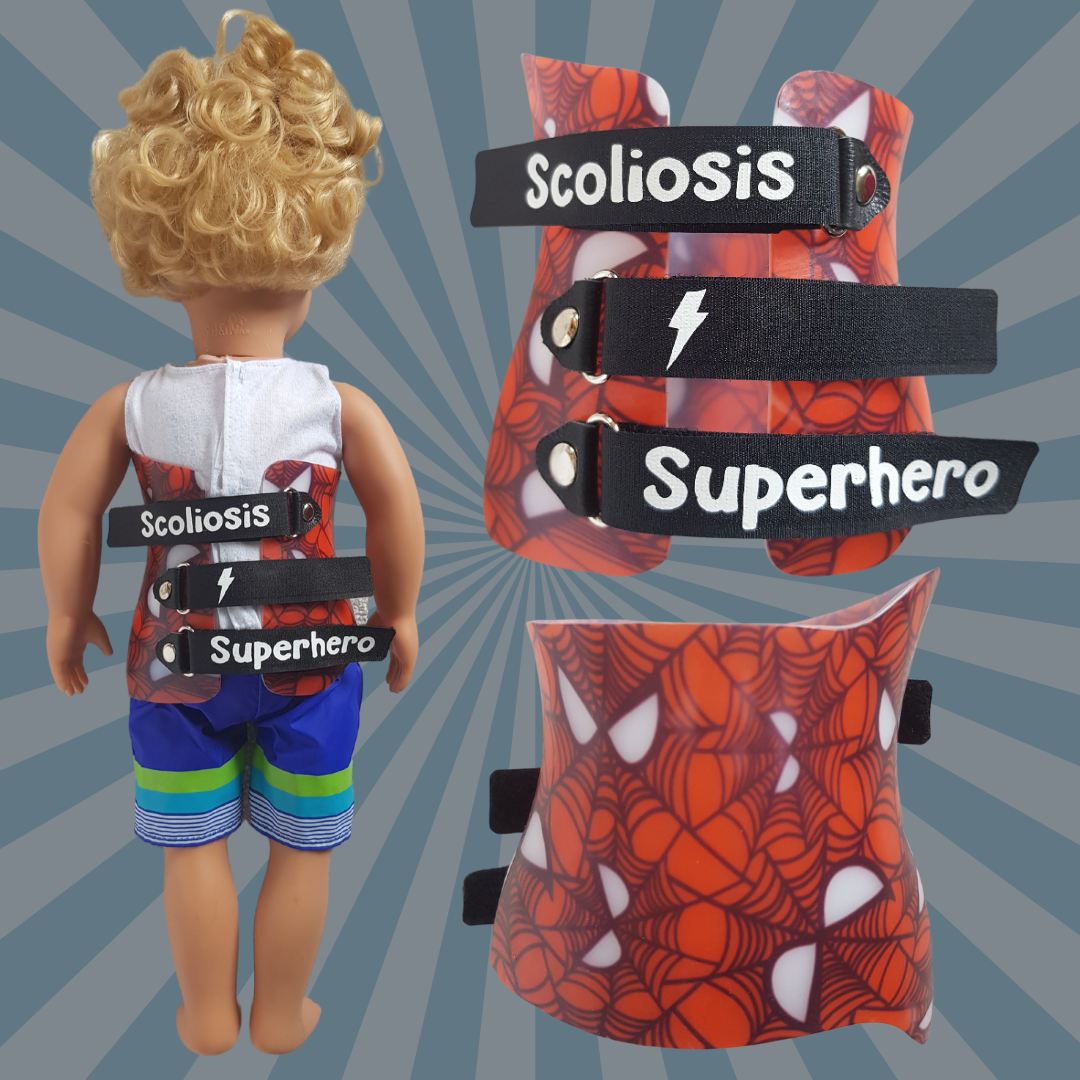 Scoliosis brace for 18” doll image 3