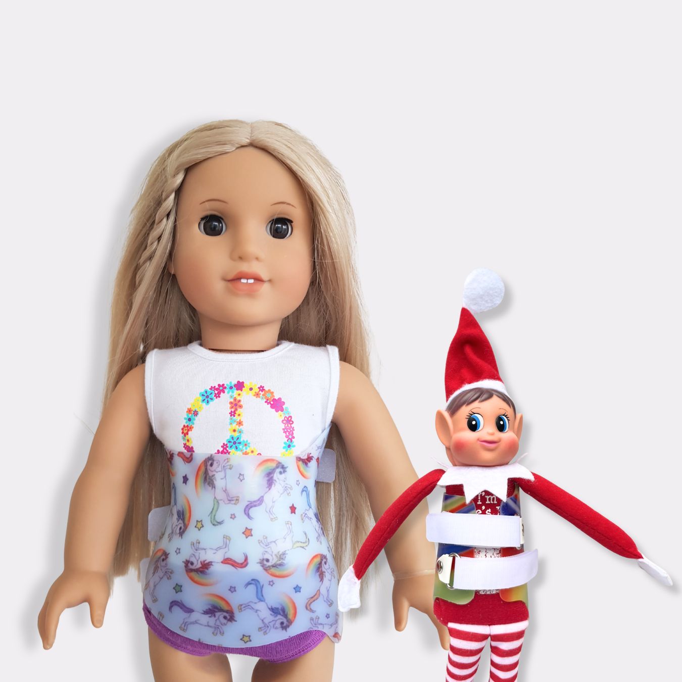 Scoliosis Brace for 18” Doll AND Matching Elf brace